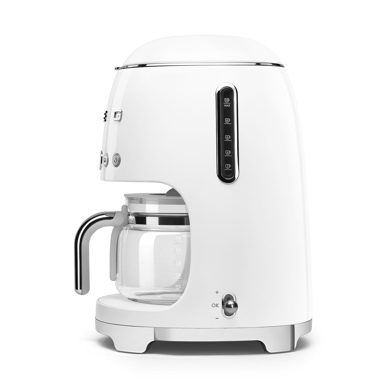 Smeg Drip Coffee Machine 50's Style Aesthetic - White