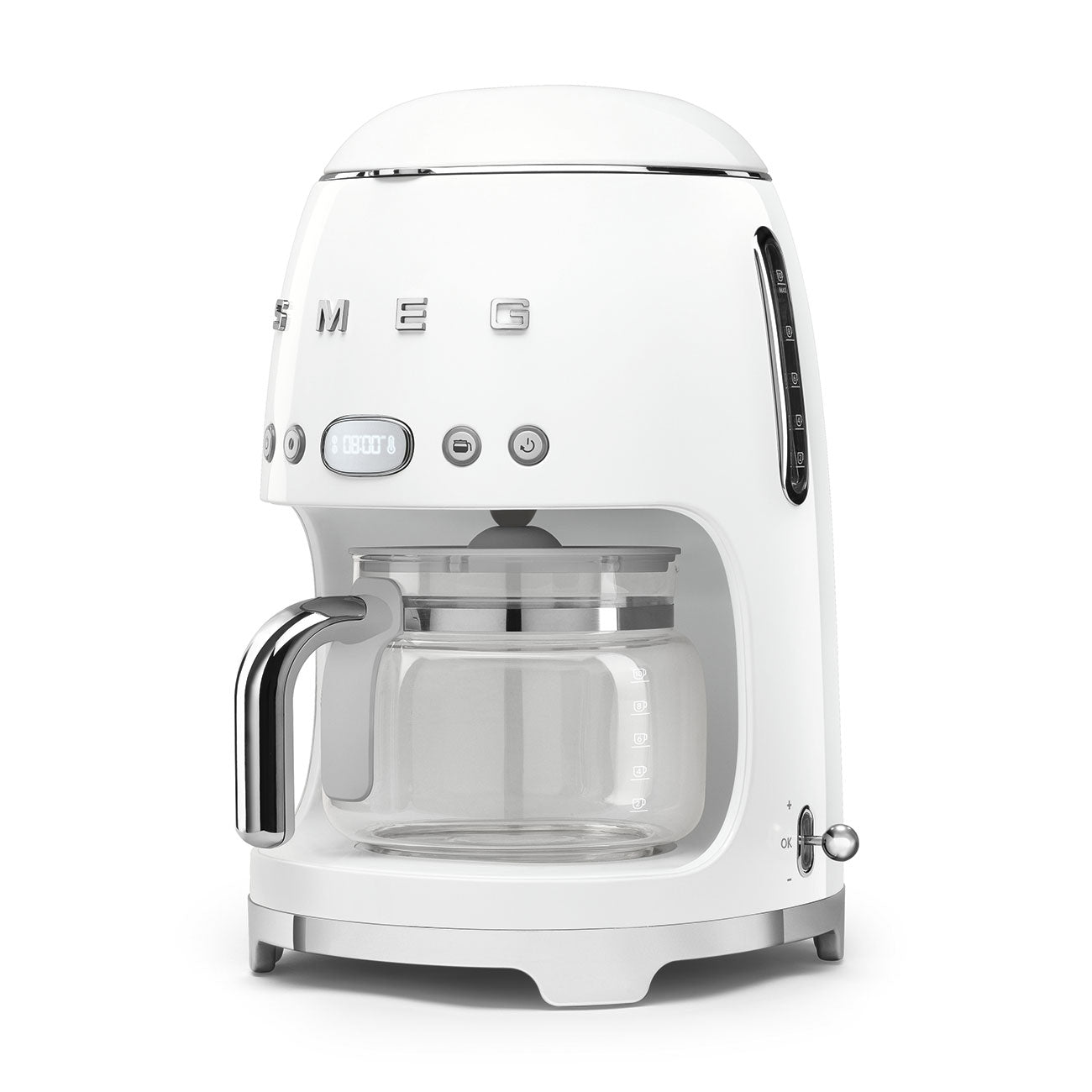 Smeg Drip Coffee Machine 50's Style Aesthetic - White