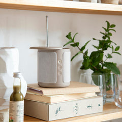 Kreafunk Dabbie Ivory Sand DAB+ Radio & Bluetooth Speaker