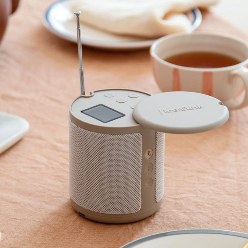 Kreafunk Dabbie Ivory Sand DAB+ Radio & Bluetooth Speaker