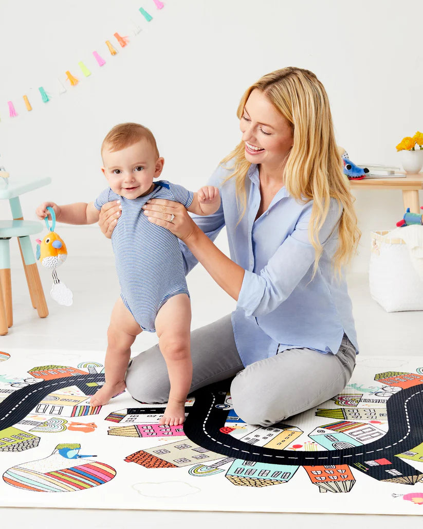 Doubleplay Reversible Playmat - Vibrant Village Doubleplay Reversible Playmat - Vibrant Village