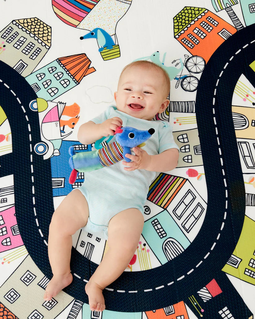 Doubleplay Reversible Playmat - Vibrant Village Doubleplay Reversible Playmat - Vibrant Village
