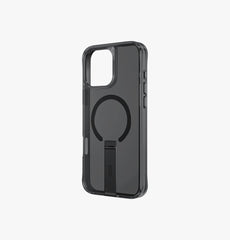UNIQ Eleva MagClick iPhone 16 Pro Case with Stand – Black