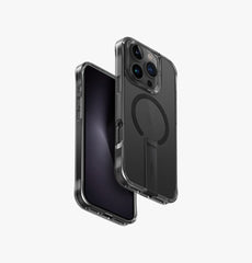 UNIQ Eleva MagClick iPhone 16 Pro Case with Stand – Black