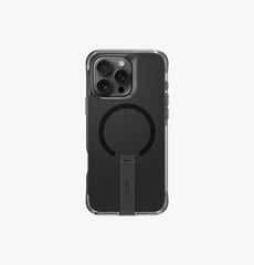 UNIQ Eleva MagClick iPhone 16 Pro Case with Stand – Black