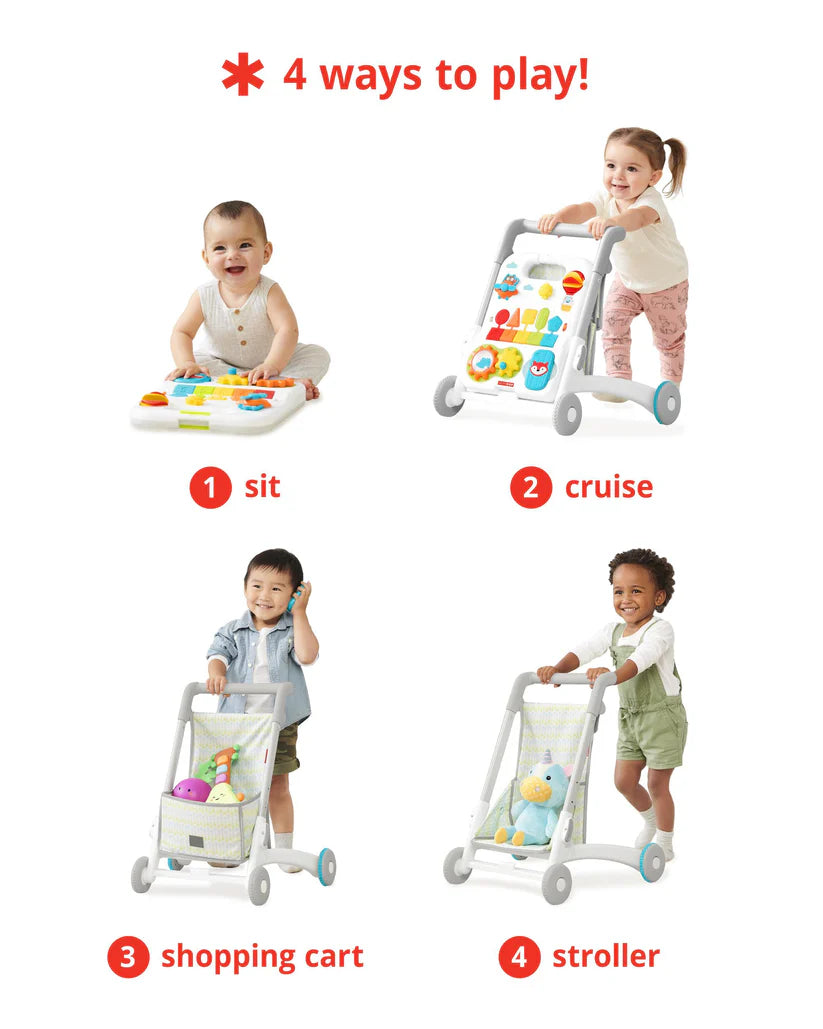 Explore & More Grow Along 4-In-1 Activity Walker