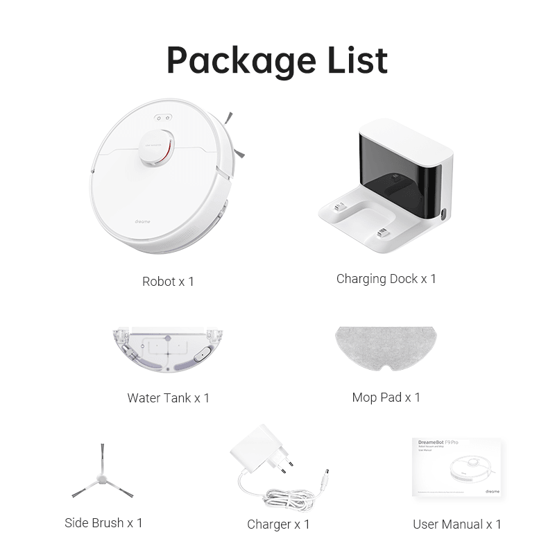 DreameBot F9 Pro | Robot Vacuum and Mop DreameBot F9 Pro | Robot Vacuum and Mop