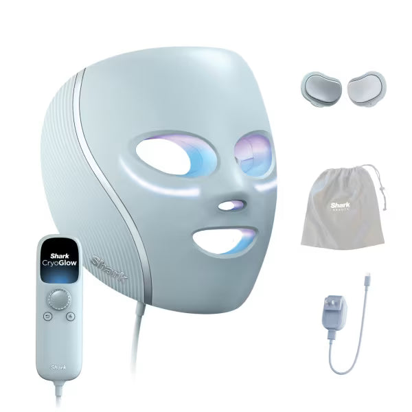 Shark CryoGlow Under-Eye Cooling & LED Face Mask FW312ME - Blue Frost