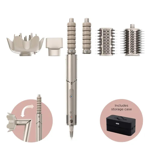 Shark FlexStyle 5-in-1 Air Styler & Hair Dryer HD441SLME - Stone