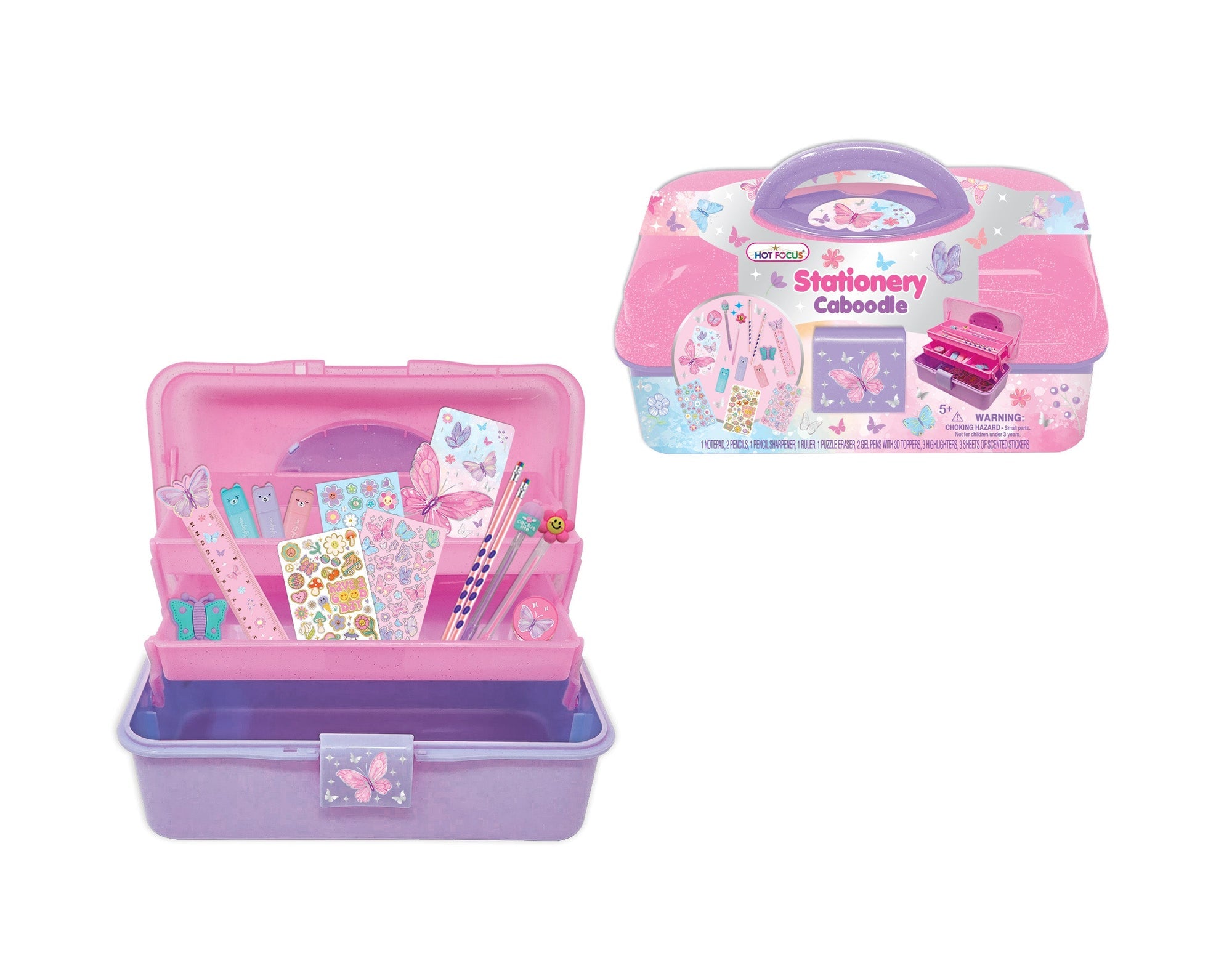 Hot Focus Stationery Caboodle – Tie Dye Butterfly