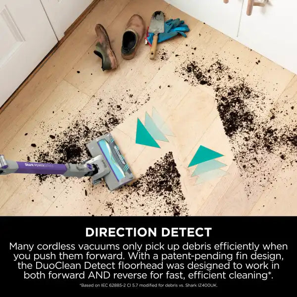 Shark PowerDetect Cordless Pet Vacuum Cleaner IP1251MET - Java Grey