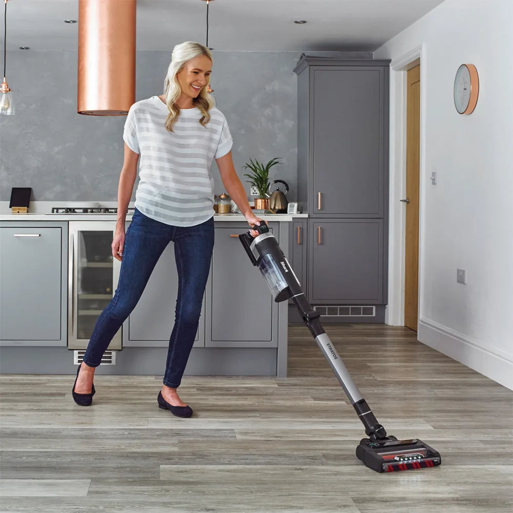 Shark Stratos Pet Pro Cordless Vacuum IZ420MET 2x Battery - Charcoal