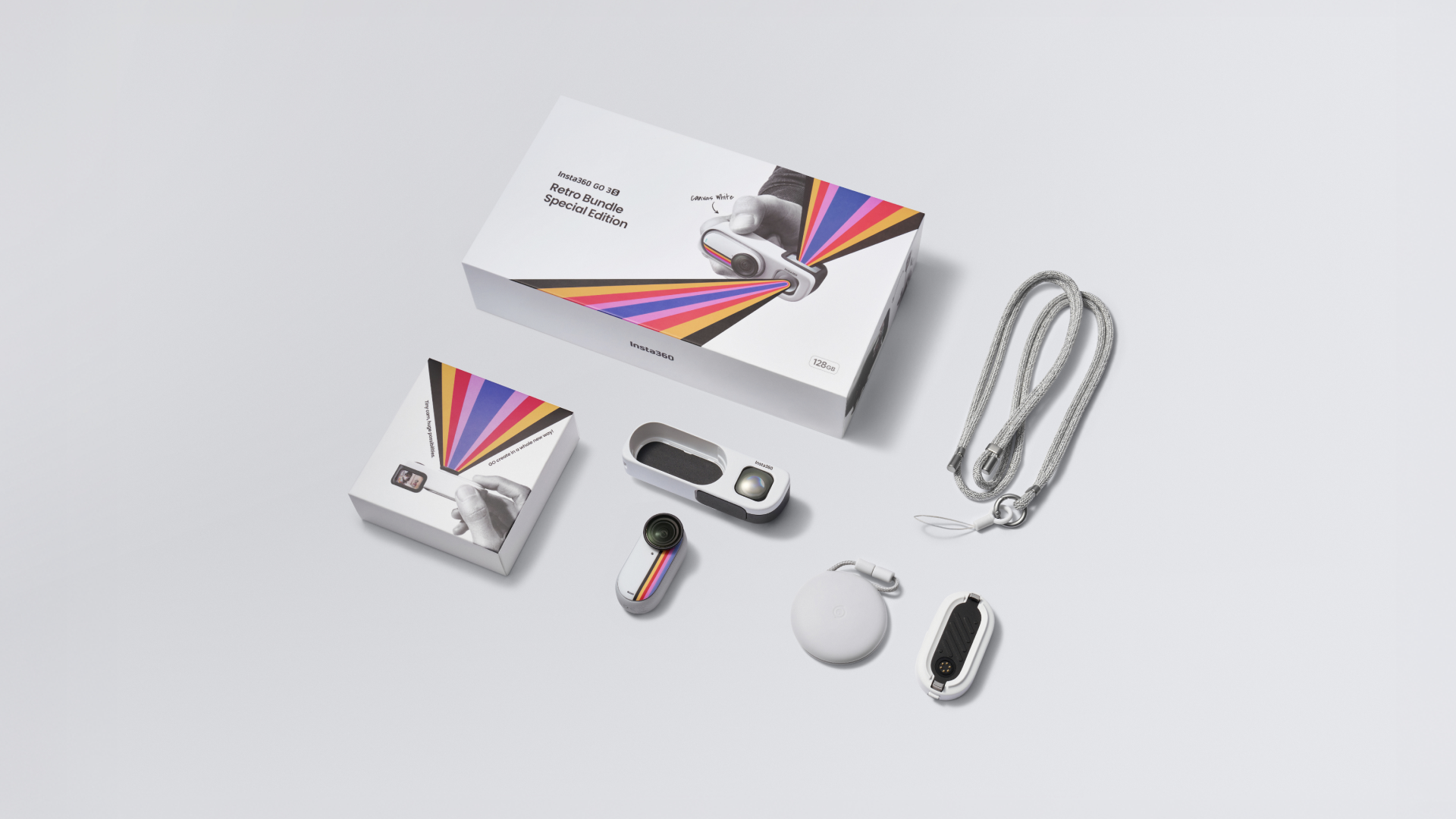 Insta360 GO 3S Retro Bundle - what's in the box