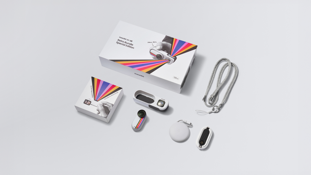 Insta360 GO 3S Retro Bundle - what's in the box
