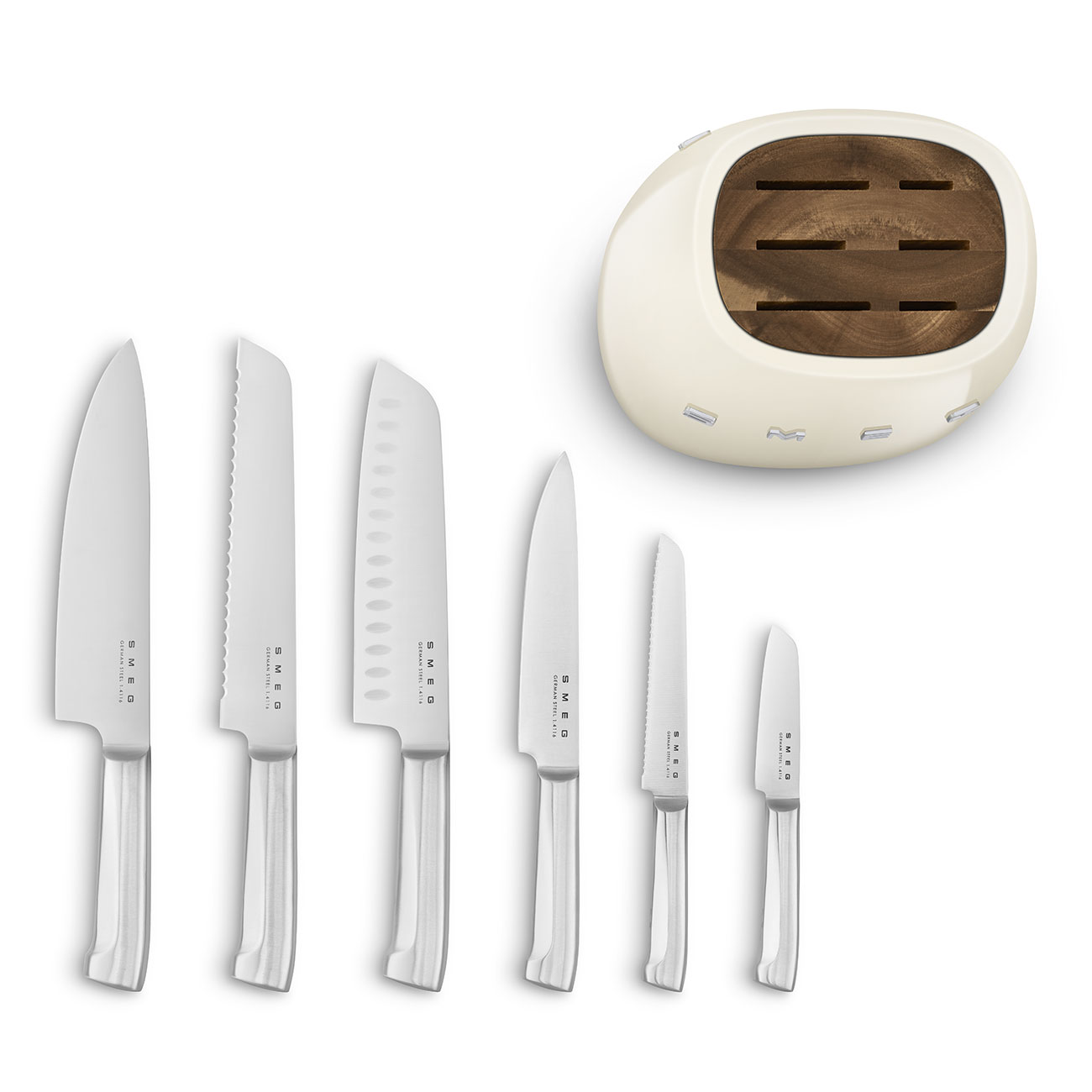 Knife Block Set - Cream Knife Block Set - Cream
