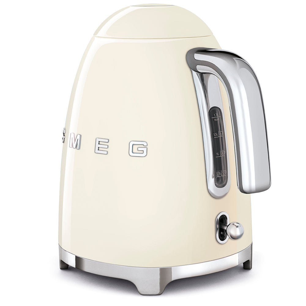 Smeg Electric Kettle 50's Style Aesthetic - Cream