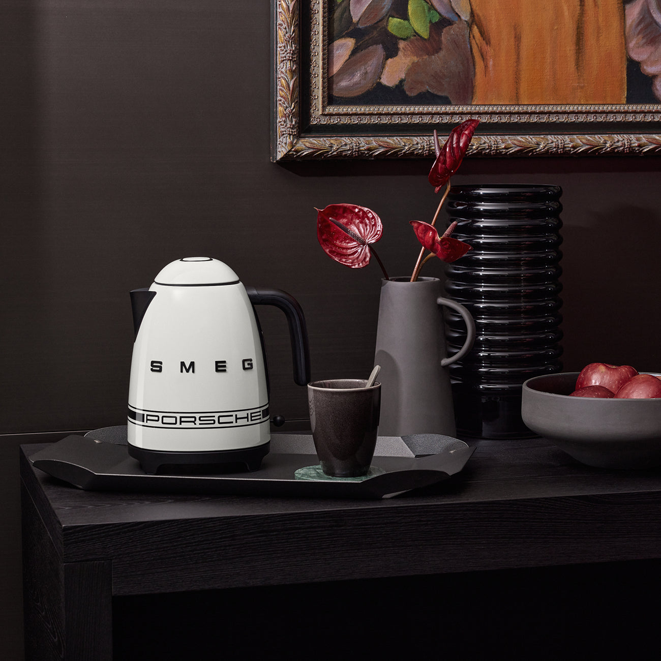 Smeg Electric Kettle 50's Style Aesthetic - Porsche