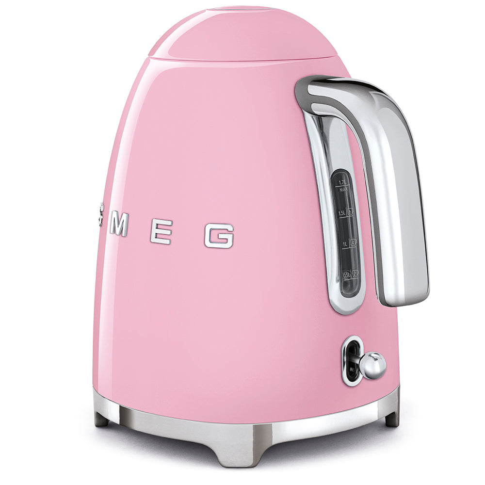 Smeg Electric Kettle 50's Style Aesthetic KLF03 - Pink