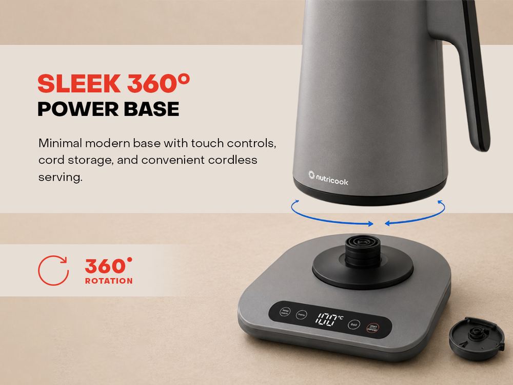 Nutricook 2-in-1 Kettle & Tea Maker - lifestyle