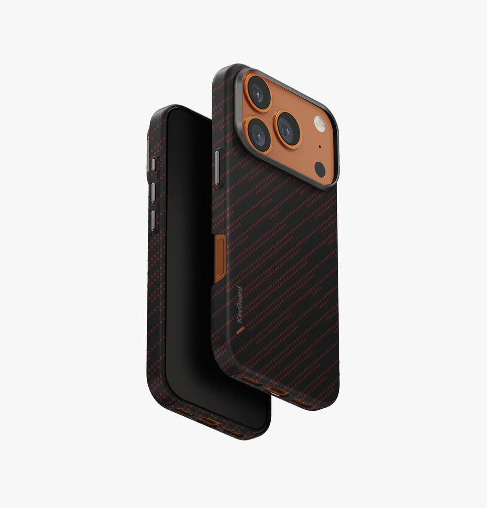 UNIQ Keva Edge Slimline for iPhone 17 Pro - Rust Orange