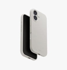 UNIQ Lino Hybrid Silicone Case with MagClick™ for iPhone 17 - Mist Grey