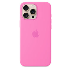 iPhone 16 Pro Max Silicone Case with MagSafe – Peony