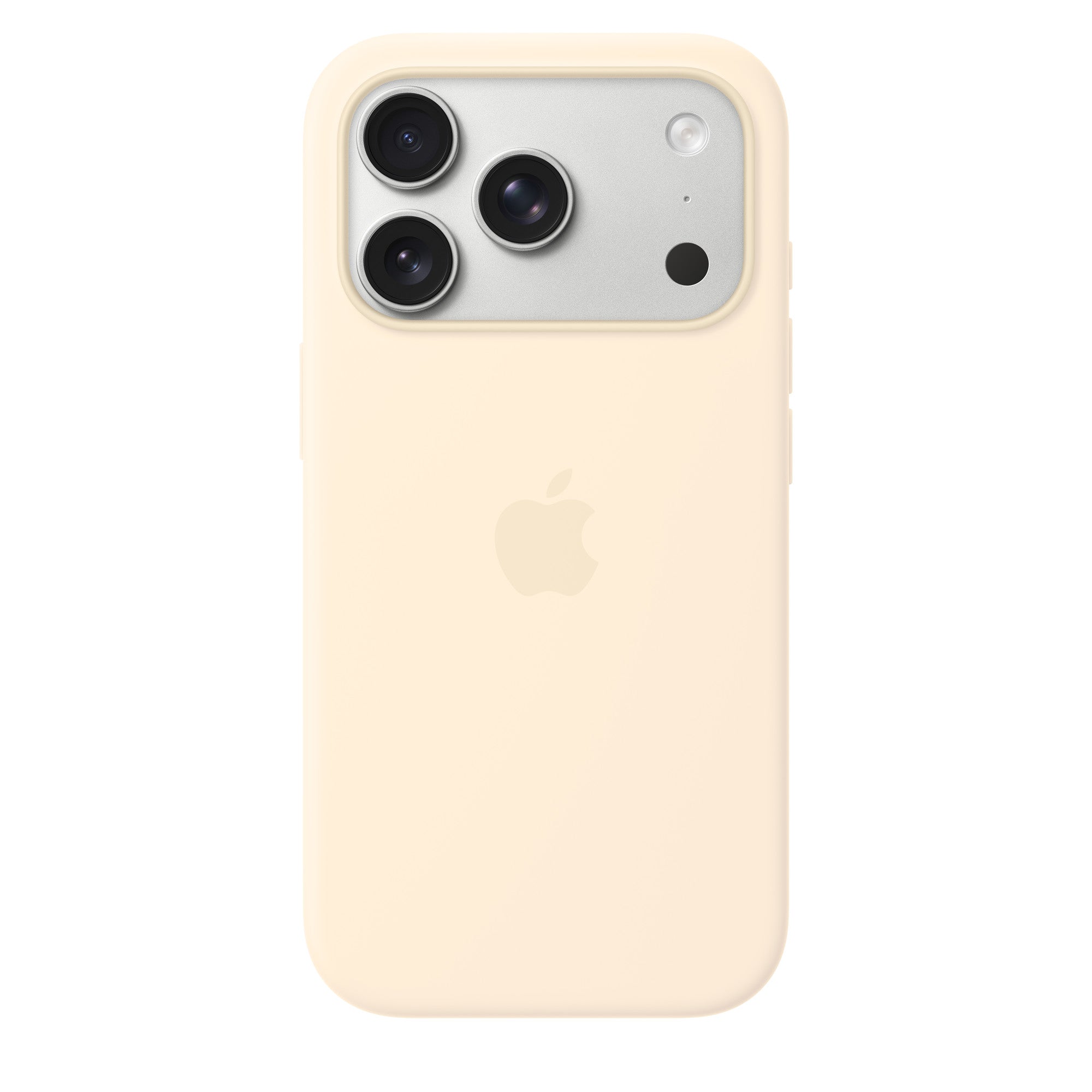 iPhone 17 Pro Silicone Case with MagSafe – Vanilla
