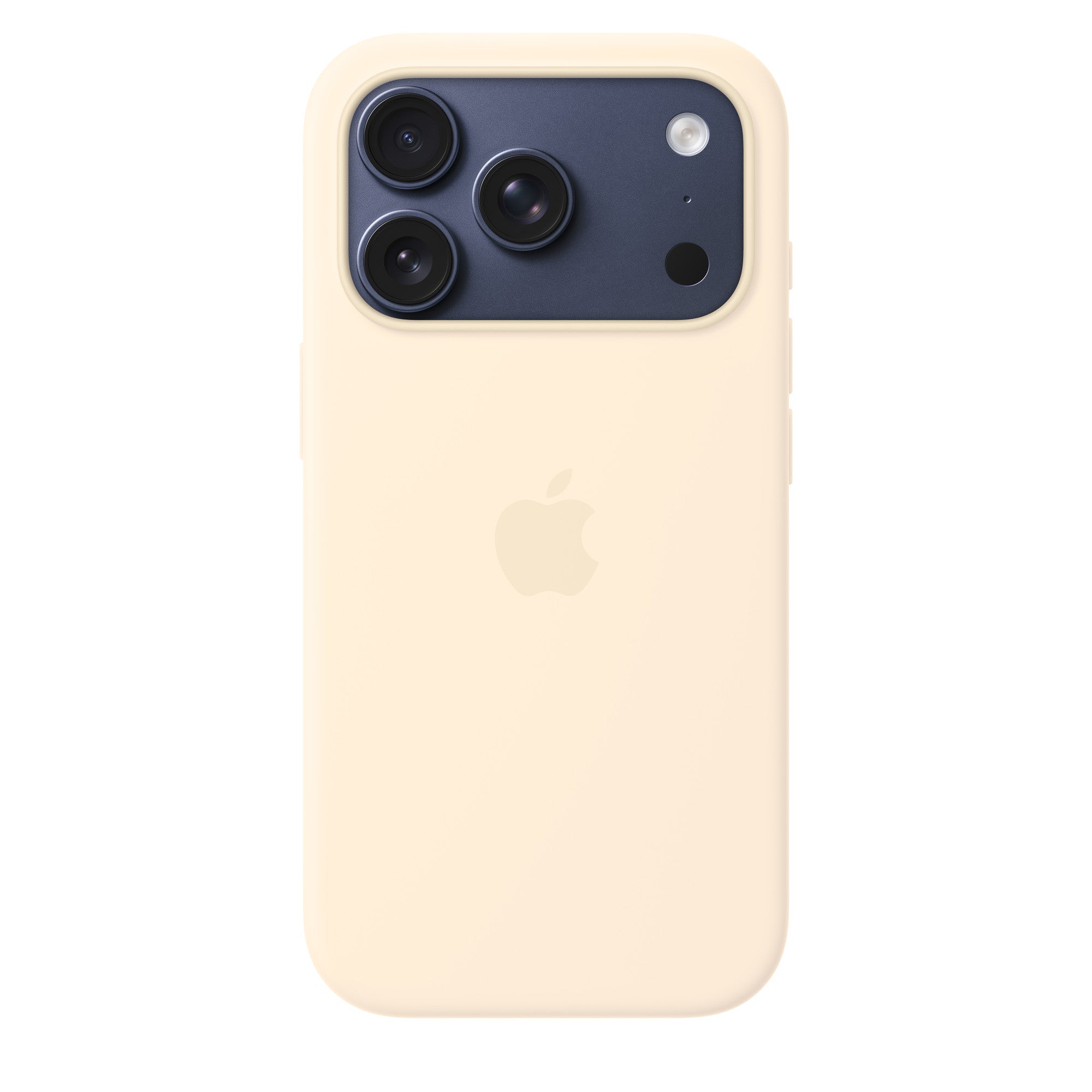 iPhone 17 Pro Silicone Case with MagSafe – Vanilla