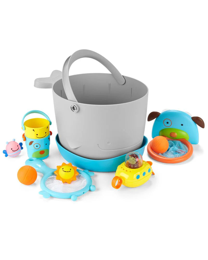 MOBY Fun-Filled Bath Toy Bucket Gift Set MOBY Fun-Filled Bath Toy Bucket Gift Set