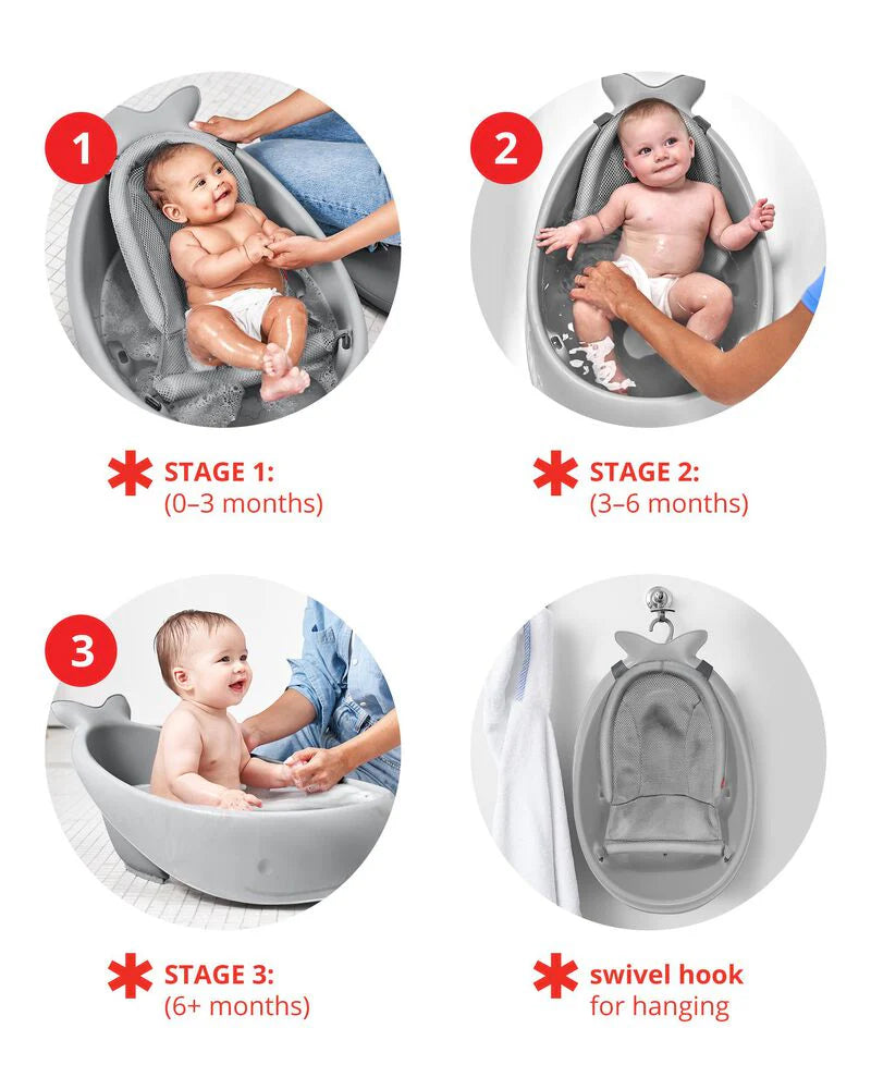 MOBY® Smart Sling™ 3-Stage Tub - Grey MOBY® Smart Sling™ 3-Stage Tub - Grey