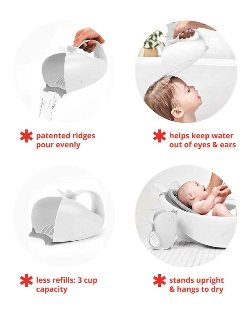 MOBY® Waterfall Bath Rinser - White MOBY® Waterfall Bath Rinser - White