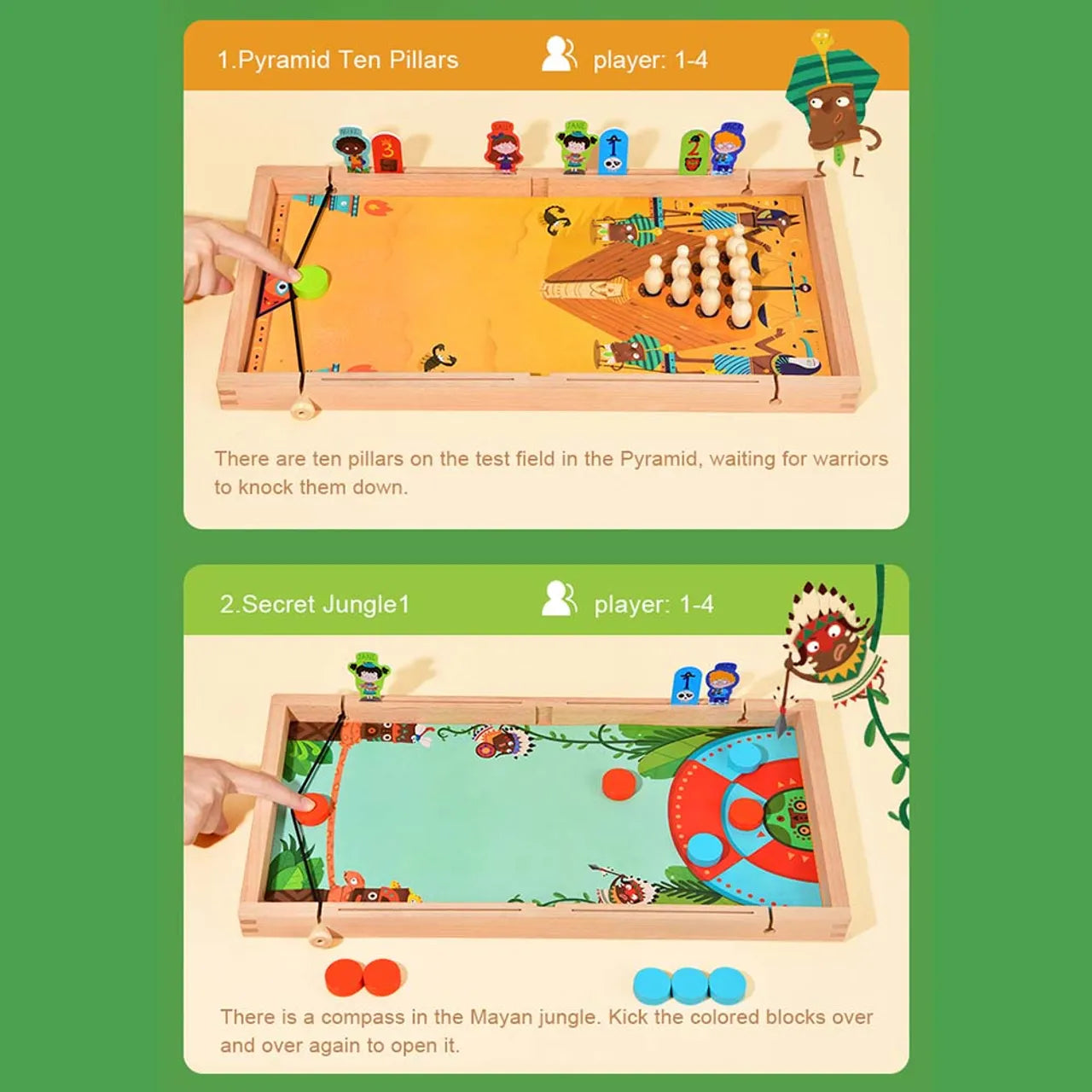 Mideer 10-in-1 Carrom Board Game