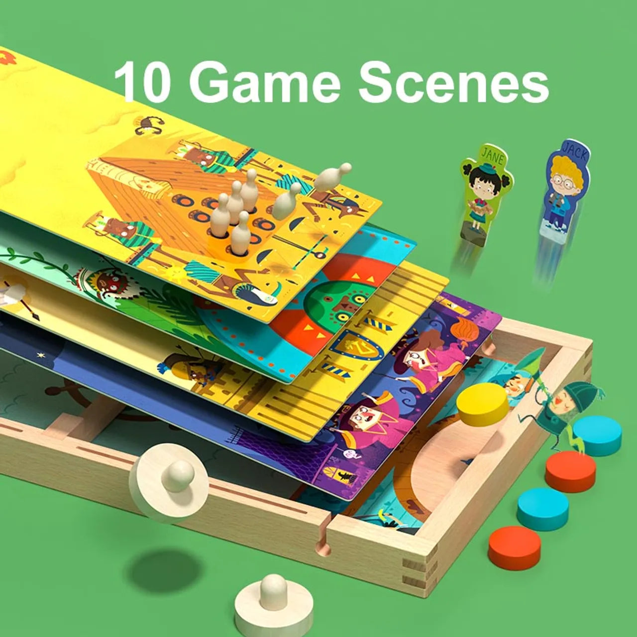 Mideer 10-in-1 Carrom Board Game