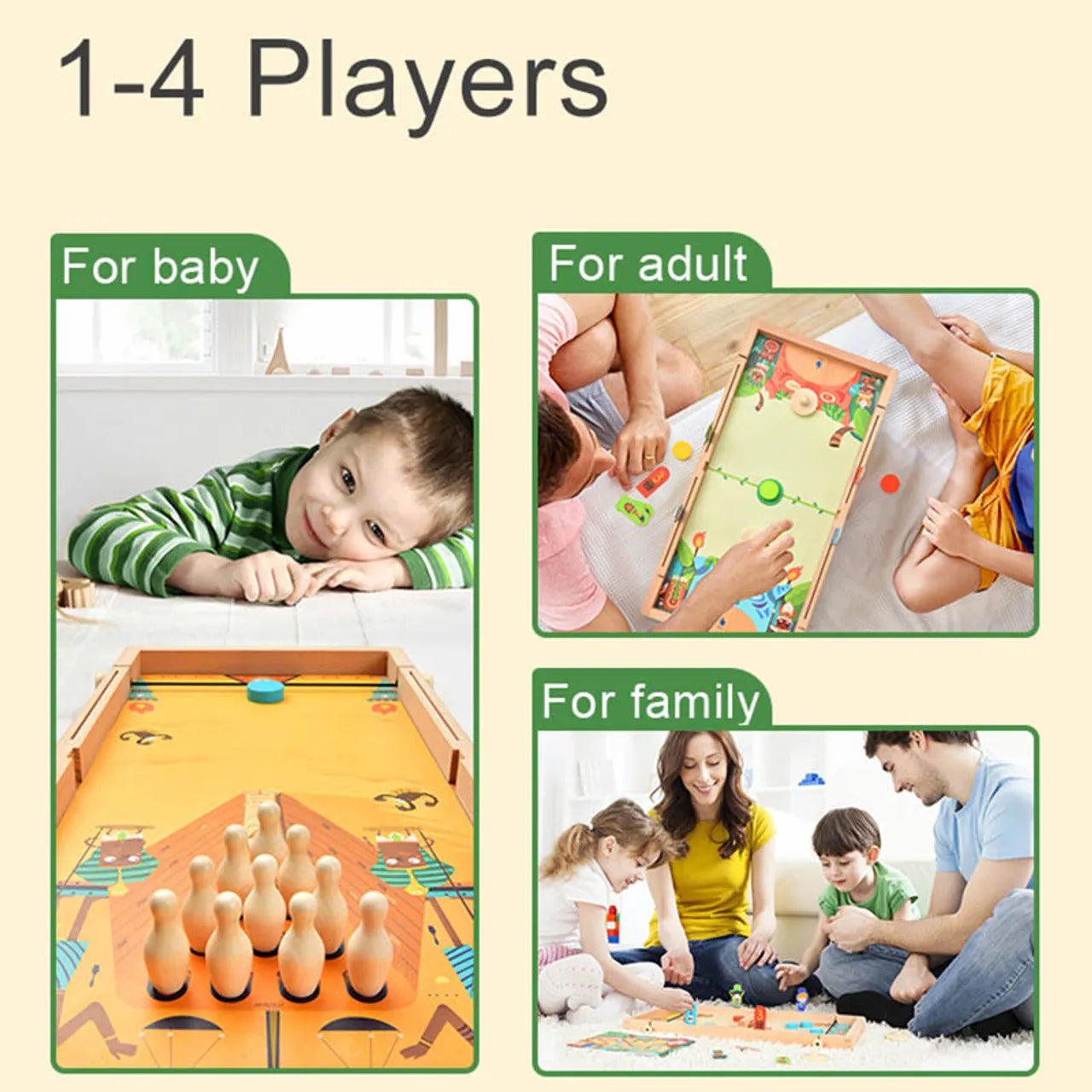 Mideer 10-in-1 Carrom Board Game