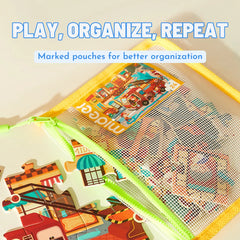 Mideer - 2-in-1 Level Up Puzzle - World Of Imagination