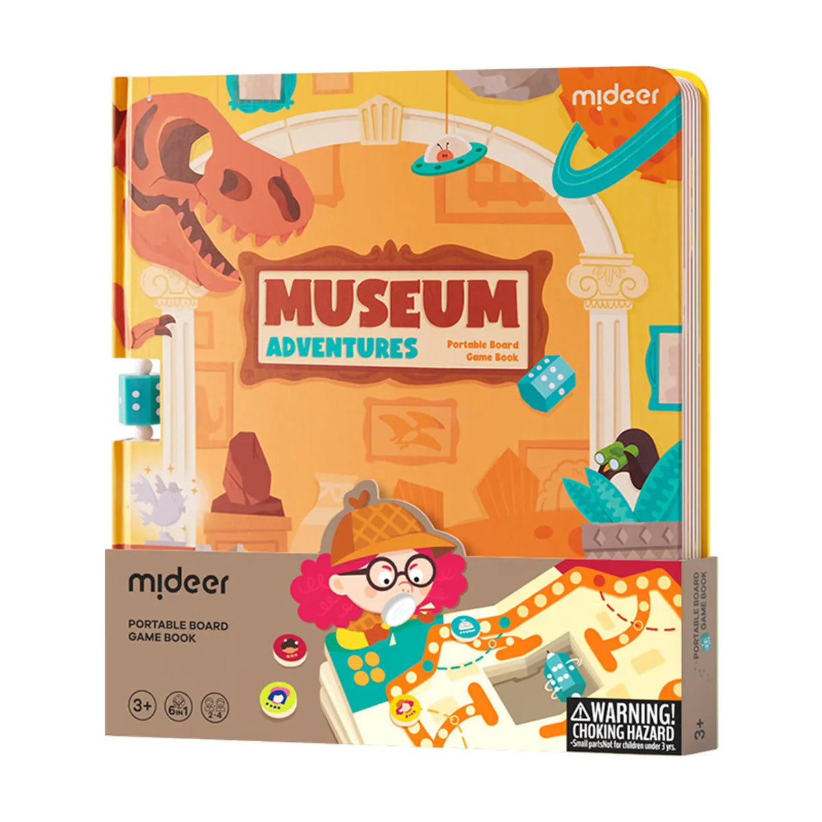 Mideer - 6 In 1 Portable Gamebook – Museum Adventures