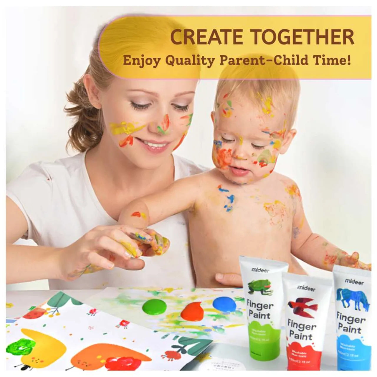 Mideer - Finger Paint - 12 Colours