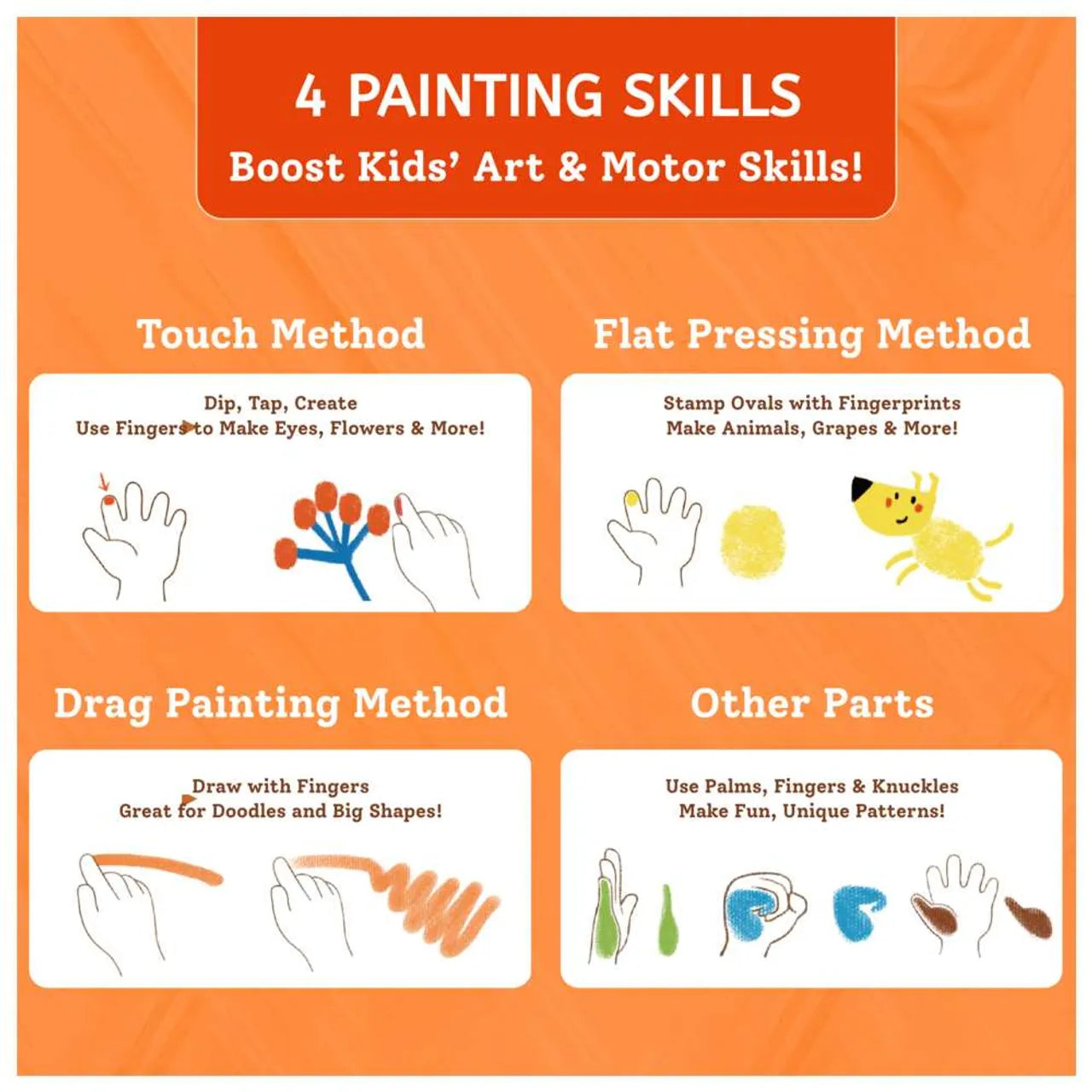 Mideer - Finger Paint - 12 Colours