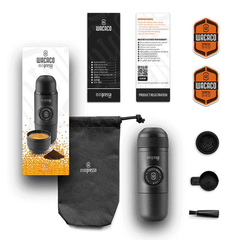 WACACO MINIPRESSO GR - Black WACACO MINIPRESSO GR - Black