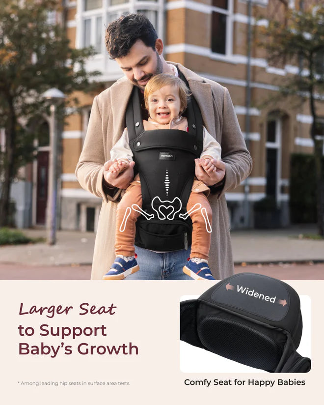Momcozy Move2Fit 2-in-1 Hip Seat Baby Carrier - Air Mesh