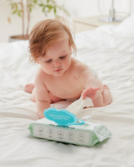 Momcozy 99% Water Baby Wipes - Extra Large, 60 Count