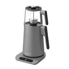 Nutricook 2-in-1 Kettle & Tea Maker Grey - side view