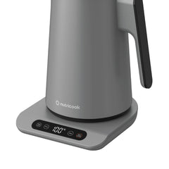 Nutricook 2-in-1 Kettle & Tea Maker Grey - digital temperature control