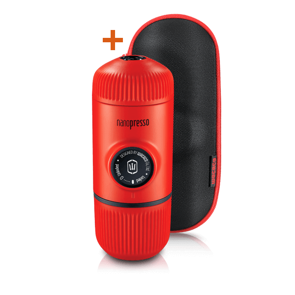 WACACO NANOPRESSO - Lava Red + Case WACACO NANOPRESSO - Lava Red + Case