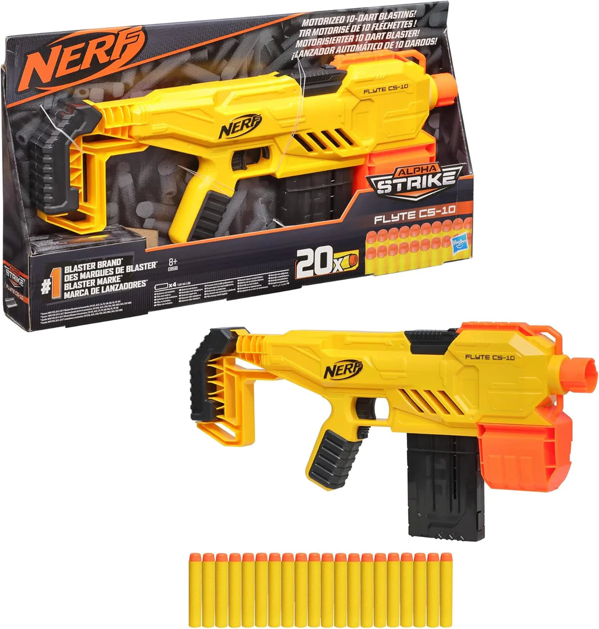 Nerf Alpha Strike Flyte CS-10 Motorized Blaster