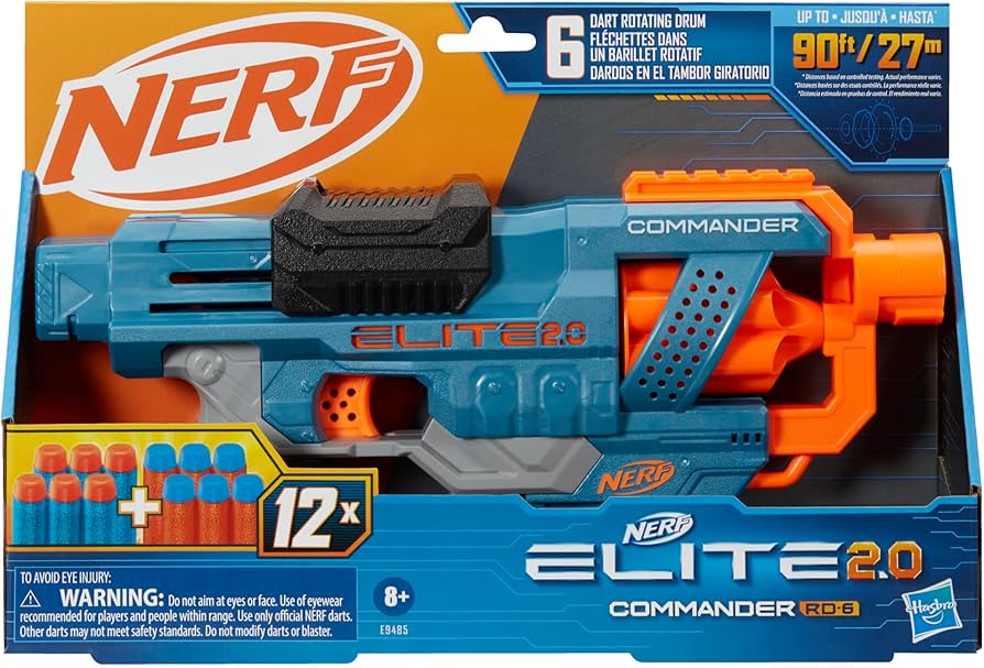 Nerf Elite 2.0 Commander RD-6 Blaster Nerf Elite 2.0 Commander RD-6 Blaster