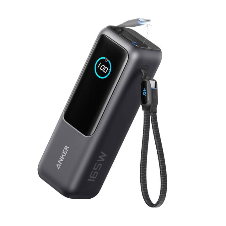 Anker Power Bank . 25k mAh , 165w , built in type C