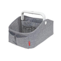 Nursery Style Light-Up Diaper Caddy - Grey