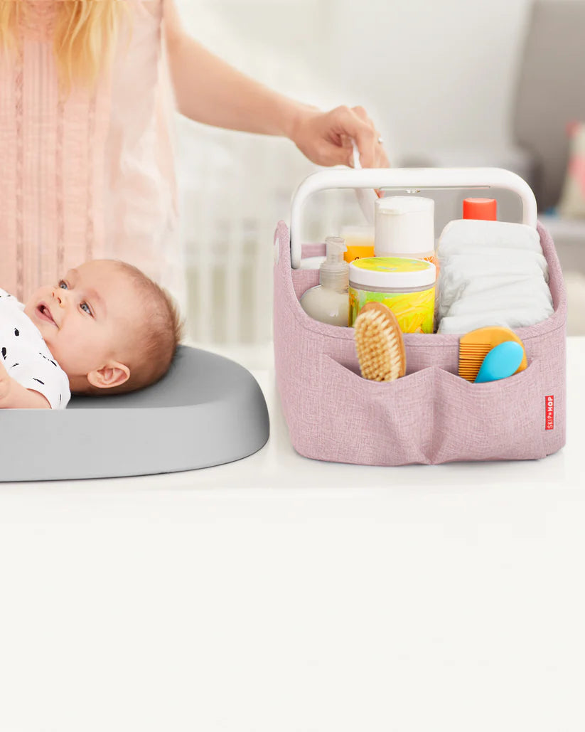 Nursery Style Light-Up Diaper Caddy - Pink Nursery Style Light-Up Diaper Caddy - Pink