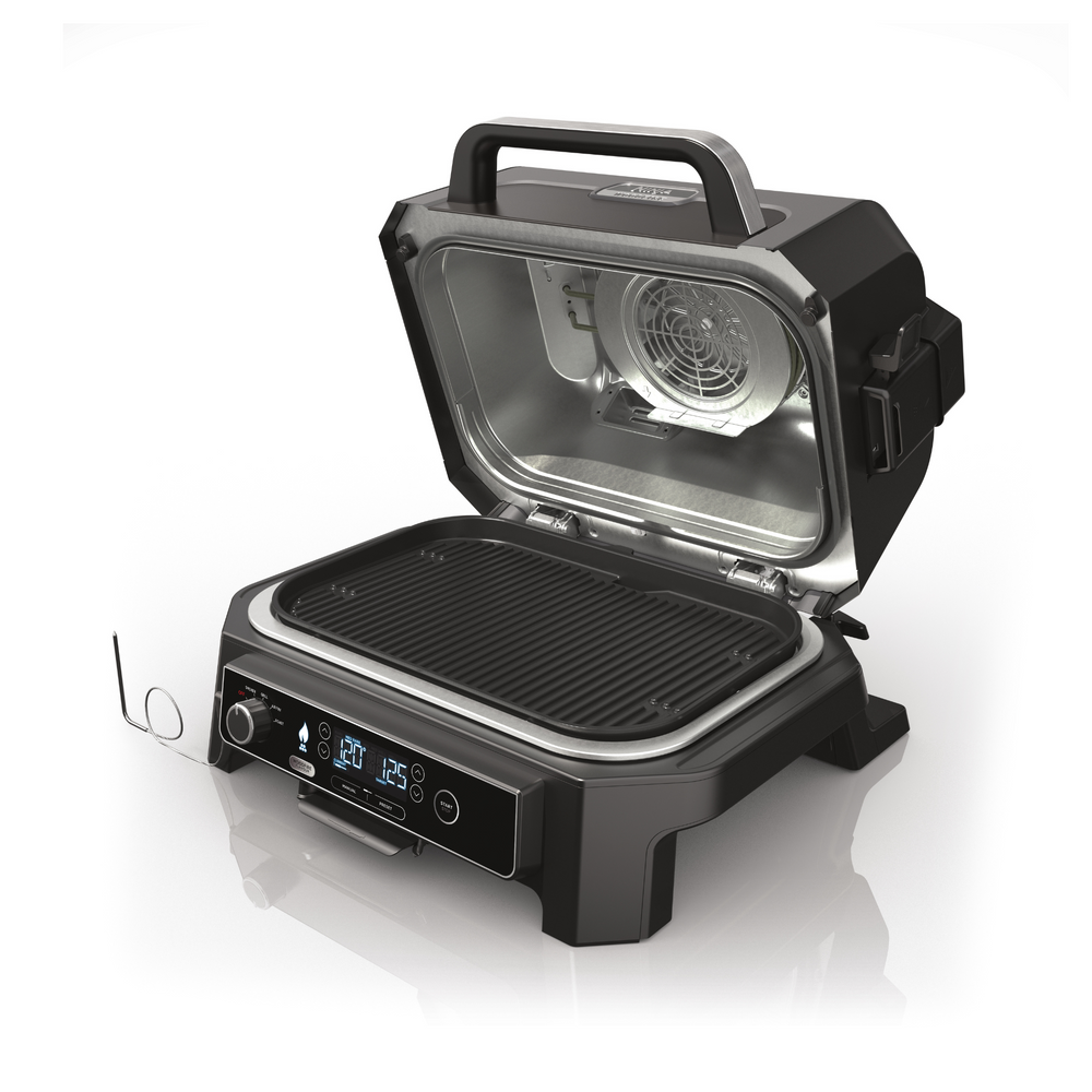 Ninja Woodfire Pro XL Electric BBQ Grill & Smoker OG850ME - Black